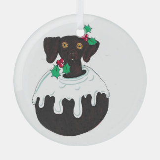 springador christmas pudding tree ornament