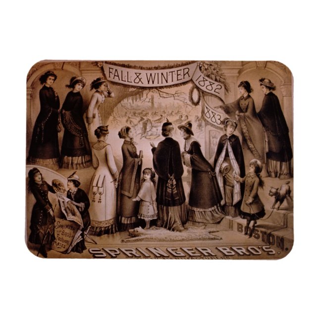 'Springer Brothers, Boston, Fall and Winter Collec Magnet (Horizontal)