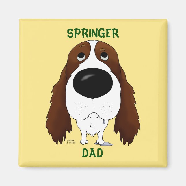 Springer Dad Magnet (Devant)