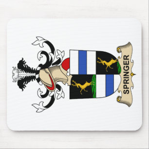 Springer Family Crest Mouse Pad