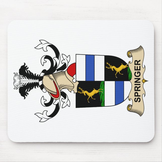 Springer Family Crest Mouse Pad (Front)