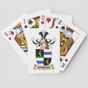 Springer Family Crest Playing Cards