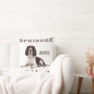 Springer Soul, Wild Heart – Decorative Pillow for