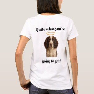 Springer Spaniel Angel / Devil women's t shirt
