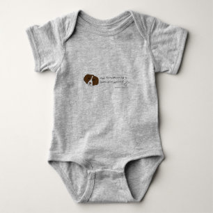 springer spaniel baby bodysuit