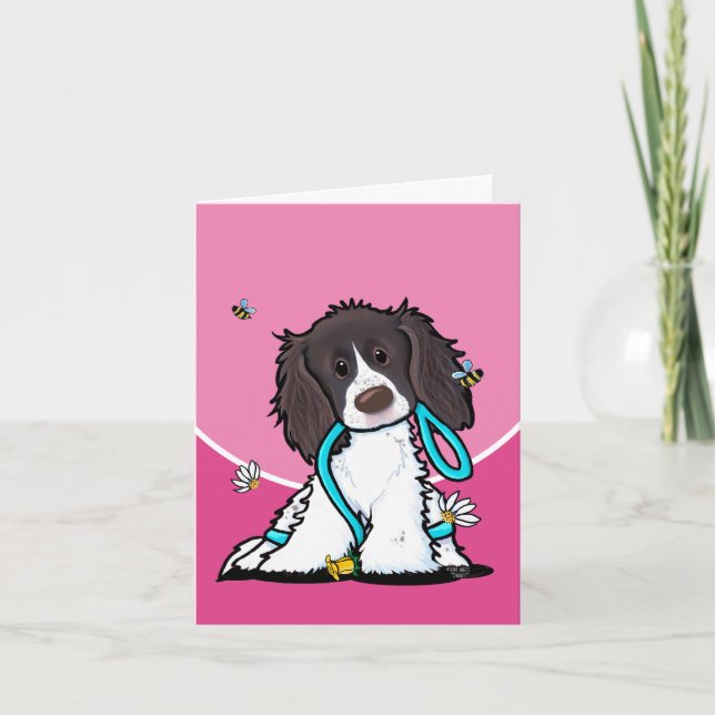 Springer Spaniel Card (Front)