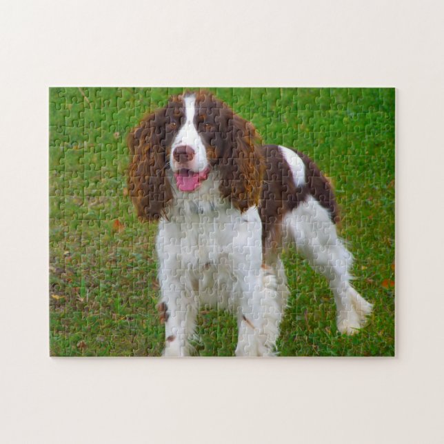 Springer Spaniel Dog Jigsaws. Jigsaw Puzzle (Horizontal)