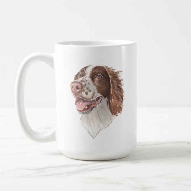 Springer Spaniel Dog Mug | 15 oz (Left)