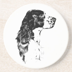 Springer Spaniel Dog Vintage Animal Coaster