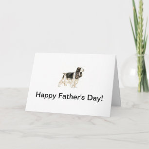 Springer Spaniel Father's Day Card