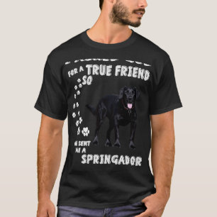 Springer Spaniel Lab Dog Mom Labradinger Retriever T-Shirt