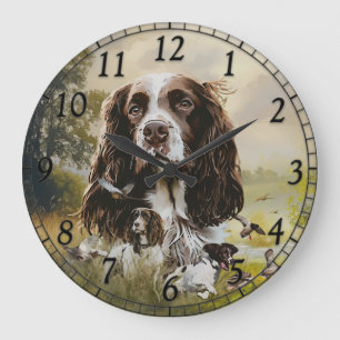 Springer Spaniel Large Clock