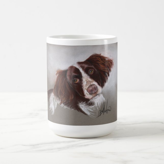 Springer Spaniel peinture originale Mug classique (Centre)