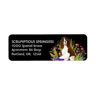 SPRINGER SPANIEL - personnaliser de retour
