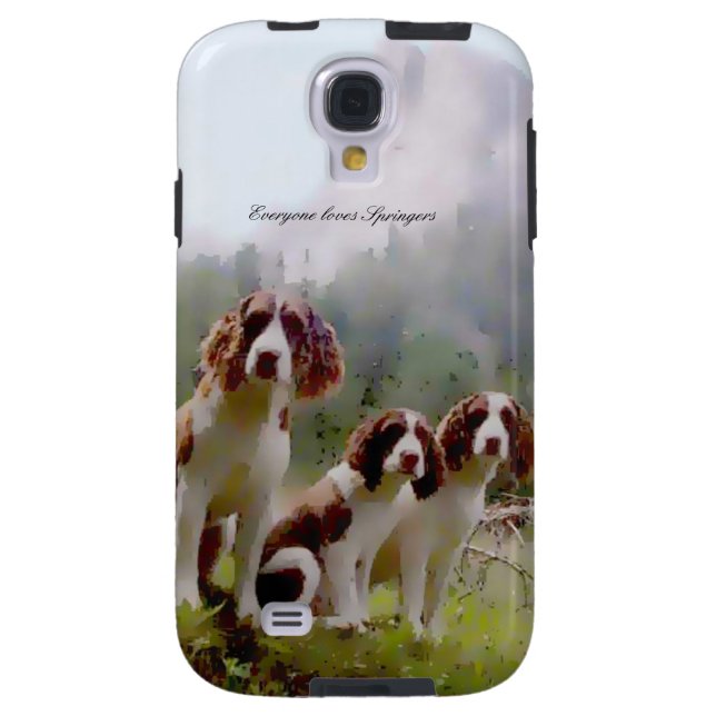 Springer Spaniel phone case (Back)