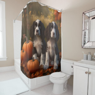 Springer Spaniel Puppy Autumn Delight Pumpkin 