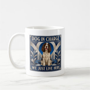 Springer Spaniel Runs the House Coffee Cup - Mug