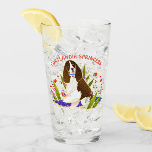 SPRINGER SPANIEL verre CUSTOMISÉ 16 par onces