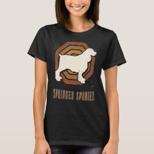 Springer Spaniel Vintage Retro Classic Dog Love T-Shirt