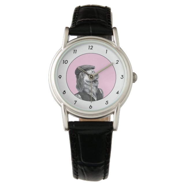 Springer Spaniel with Flat Hat (Ume) W1 Watch (Front)