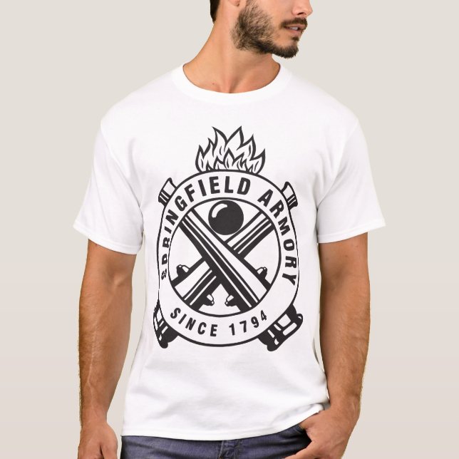 Springfield Armoury Firearms Soft 100% Ringspun T-Shirt (Front)