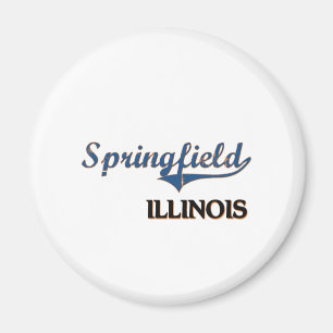 Springfield Illinois City Classic Magnet