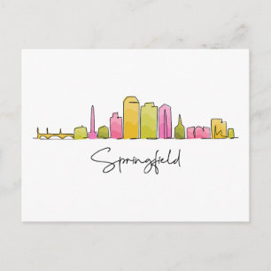 Springfield ILLINOIS Postcard