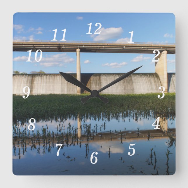 Springfield Lake Missouri Dam Wall Clock (Front)