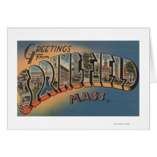 Springfield, le Massachusetts - grande lettre 2