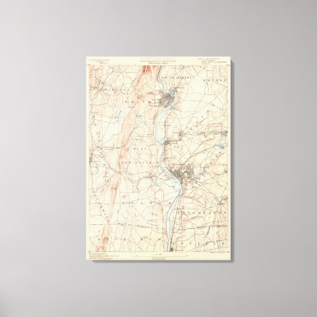 Springfield, Massachusetts Canvas Print (Front)