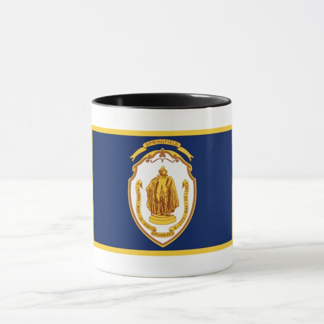 Springfield (Massachusetts) city flag Mug (Center)