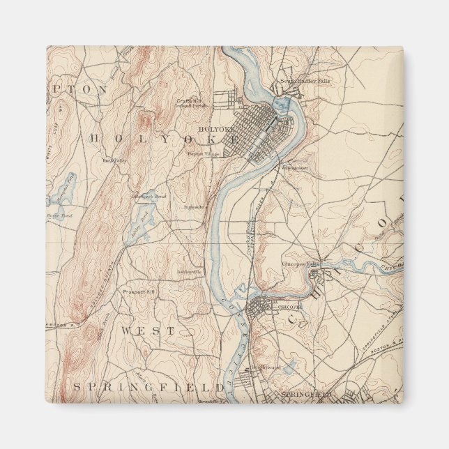 Springfield, Massachusetts Magnet (Front)