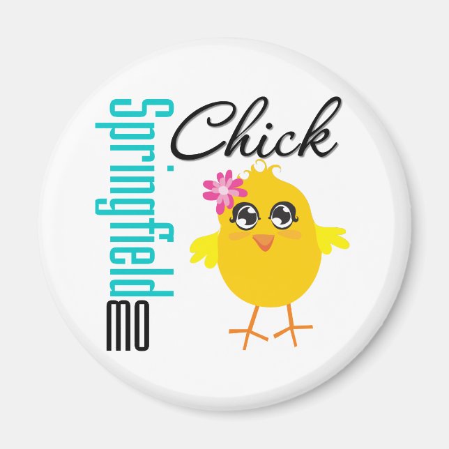Springfield MO Chick Magnet (Front)