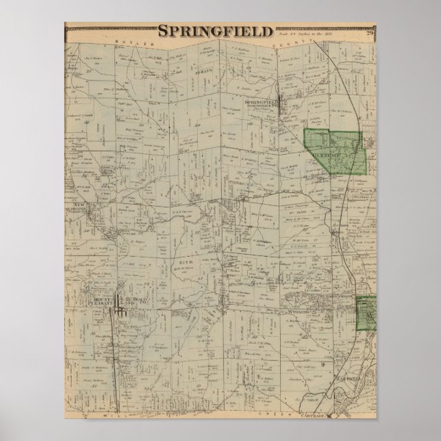 Springfield, Ohio Poster (Front)