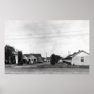 Springfield, OR Sutton Motel on McKenzie Highway Poster