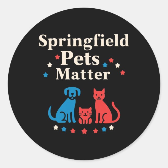 Springfield Pets - Show Your Love For Pets Sticker (Front)