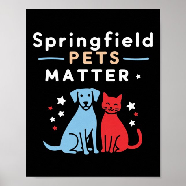 Springfield Pets - Show Your Love For Pets Sticker Poster (Front)