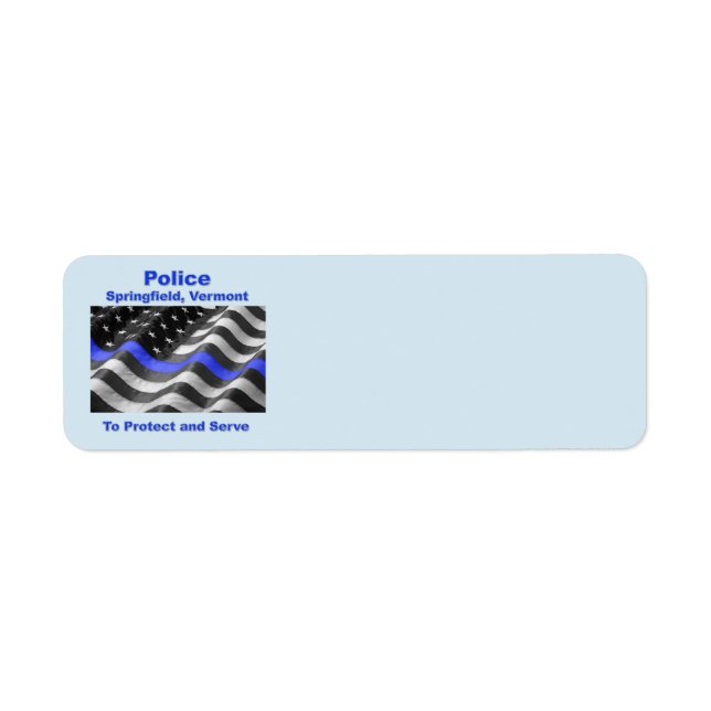 Springfield, Vermont. Police (Devant)