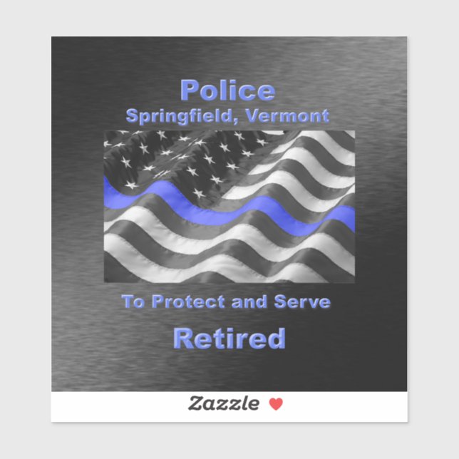 Springfield, Vermont. Police (Sheet)
