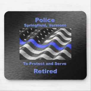 Springfield, Vermont. Police Mouse Pad