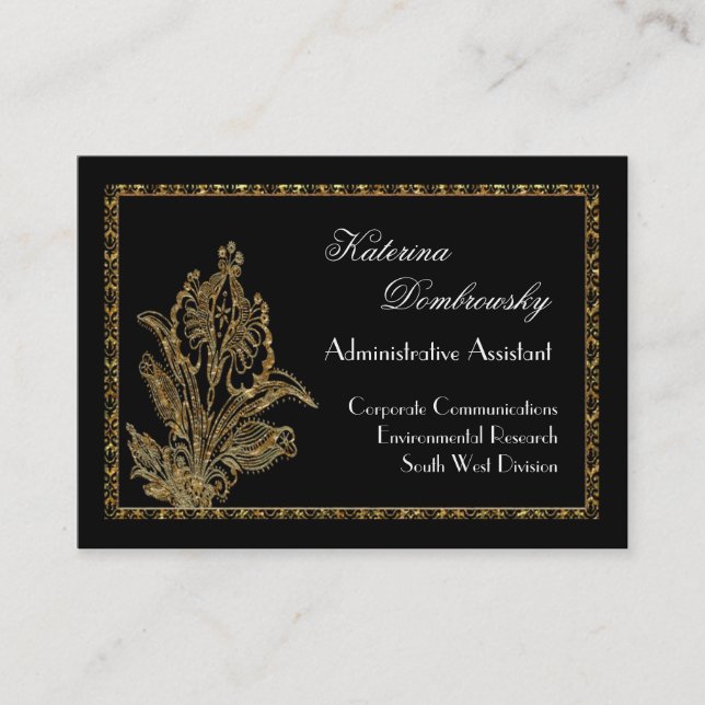 SpringGem  Elegant Professional Business Card (Front)