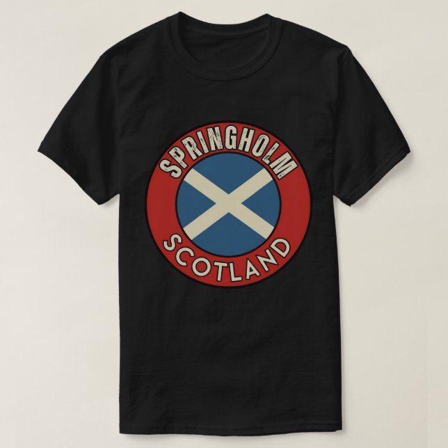 Springholm, Scotland T-Shirt (Design Front)