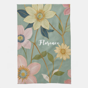 Spring's Gentle Awakening Personalised Kitchen Towel
