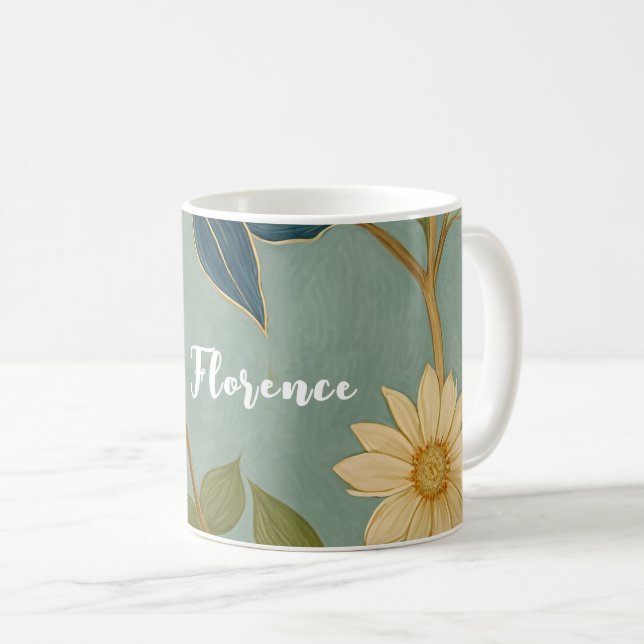 Spring's Gentle Awakening Personalized Coffee Mug (Front Right)