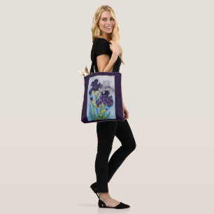 Spring's Purple Iris Tote Bag