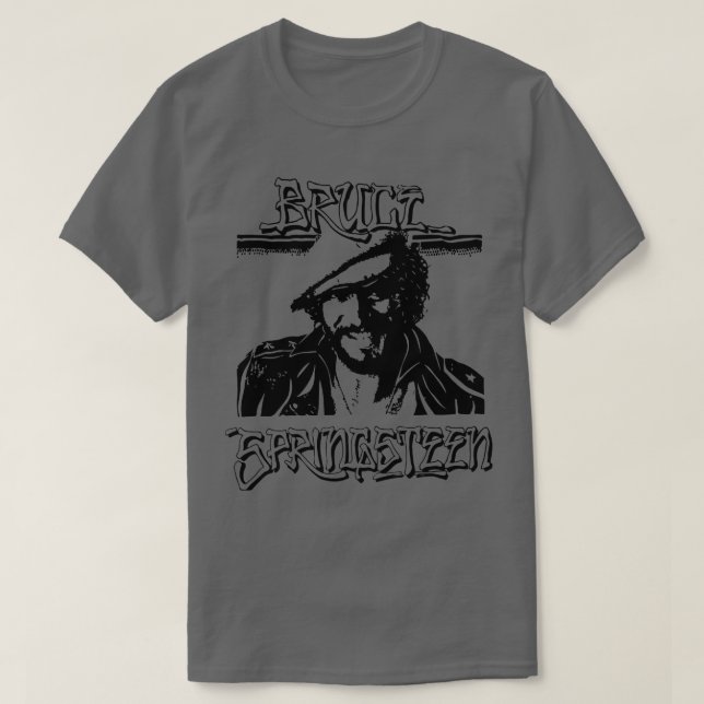 Springsteen 1970s banner T-Shirt (Design Front)