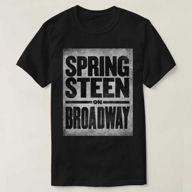 Springsteen on Broadway Walter Kerr Theatre T-Shirt (Design Front)