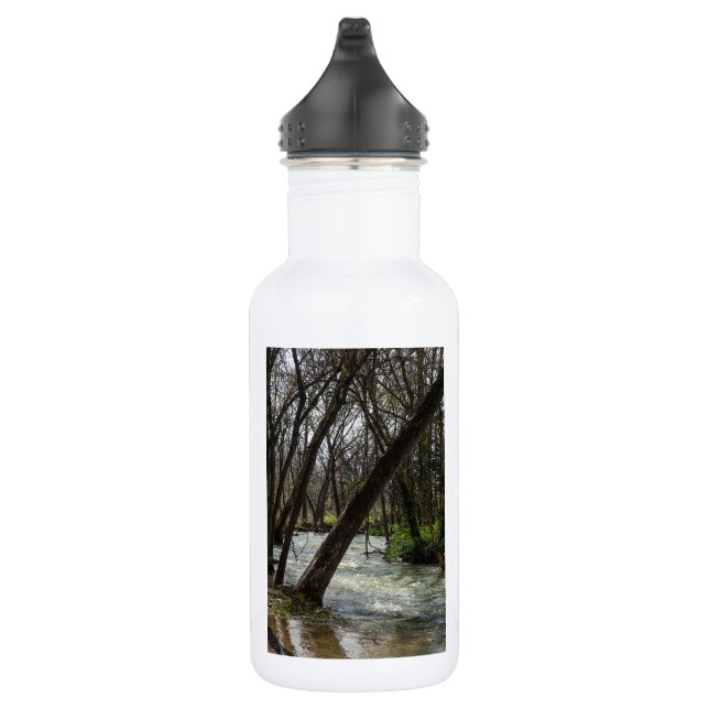 Springtime At Finley River Water Bottle (Right)