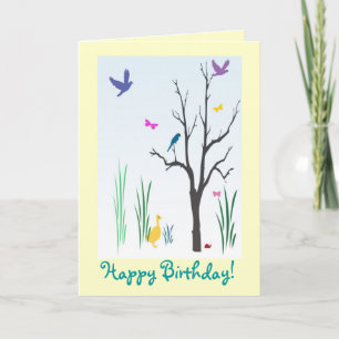 Springtime Birthday Card