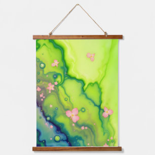 Springtime Bloom Abstract.Colourful Abstract Moder Hanging Tapestry